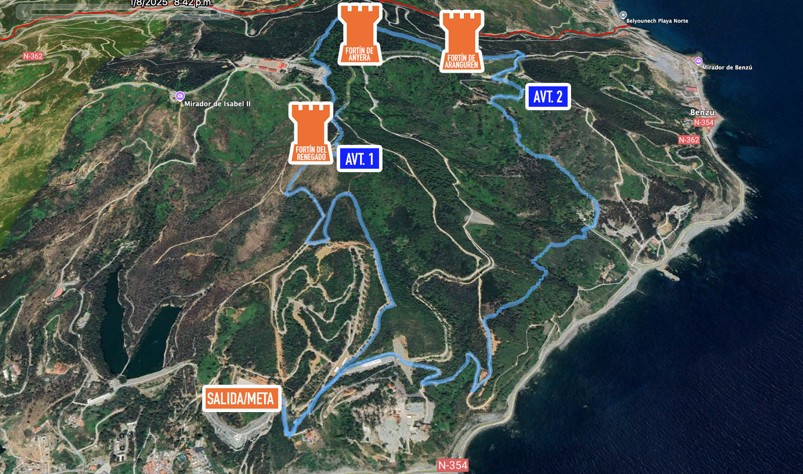 Trail Los Fuertes 10k